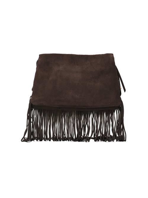 Borsa a tracolla piccola One, Two, Three Bag in suede con frange PINKO | 106665 A0F6M11P